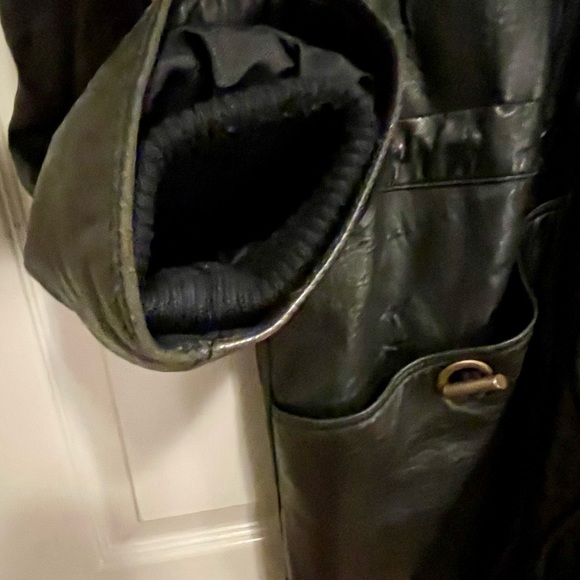 Marc Buchanan Pelle Pelle Vintage European Leather Longline Coat - Picture 5 of 16